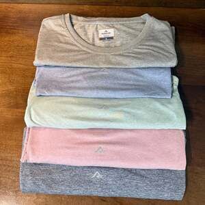 Ridgecut Toughwear Women's Active Crew Neck T-Shirt Lot of 5 Women’s Large